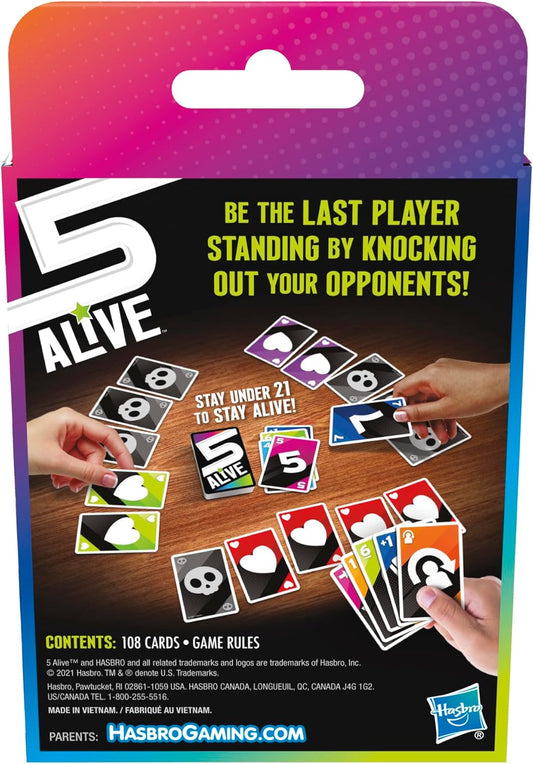 Hasbro Gaming 5 Alive Card Game