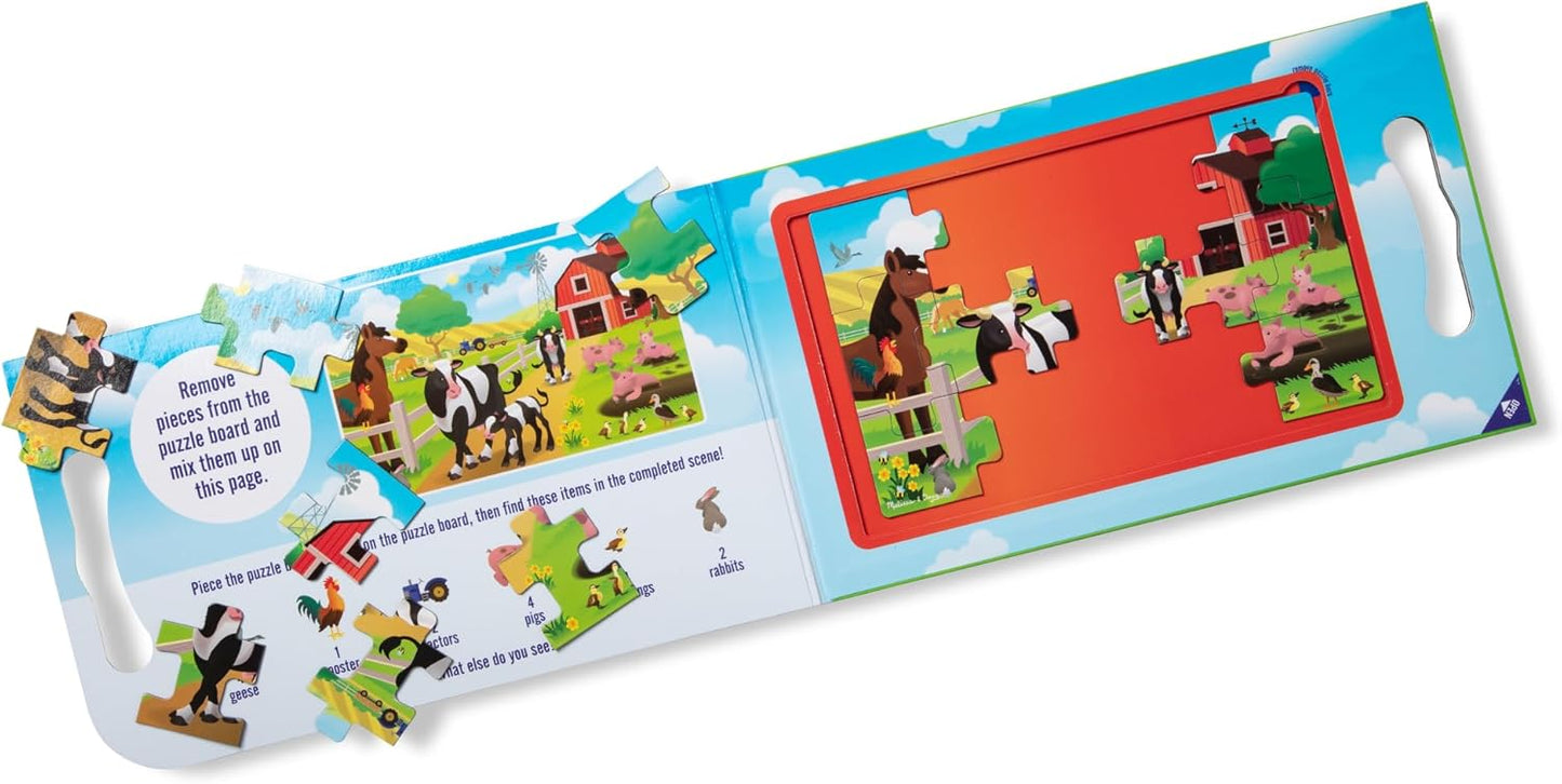 Melissa & Doug Melissa Doug Take-Along Magnetic Jigsaw Puzzle