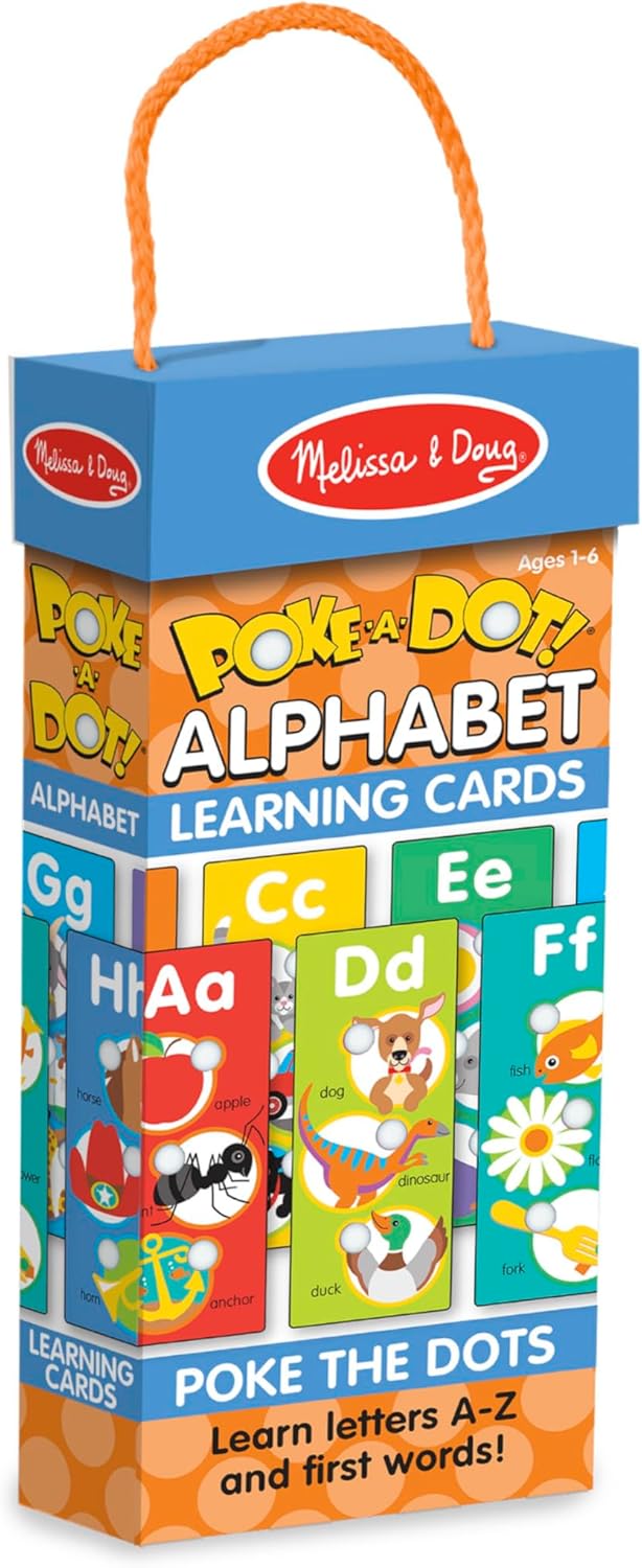 Melissa & Doug Melissa Doug Poke-a-Dot Alphabet Learning Cards - Interactive