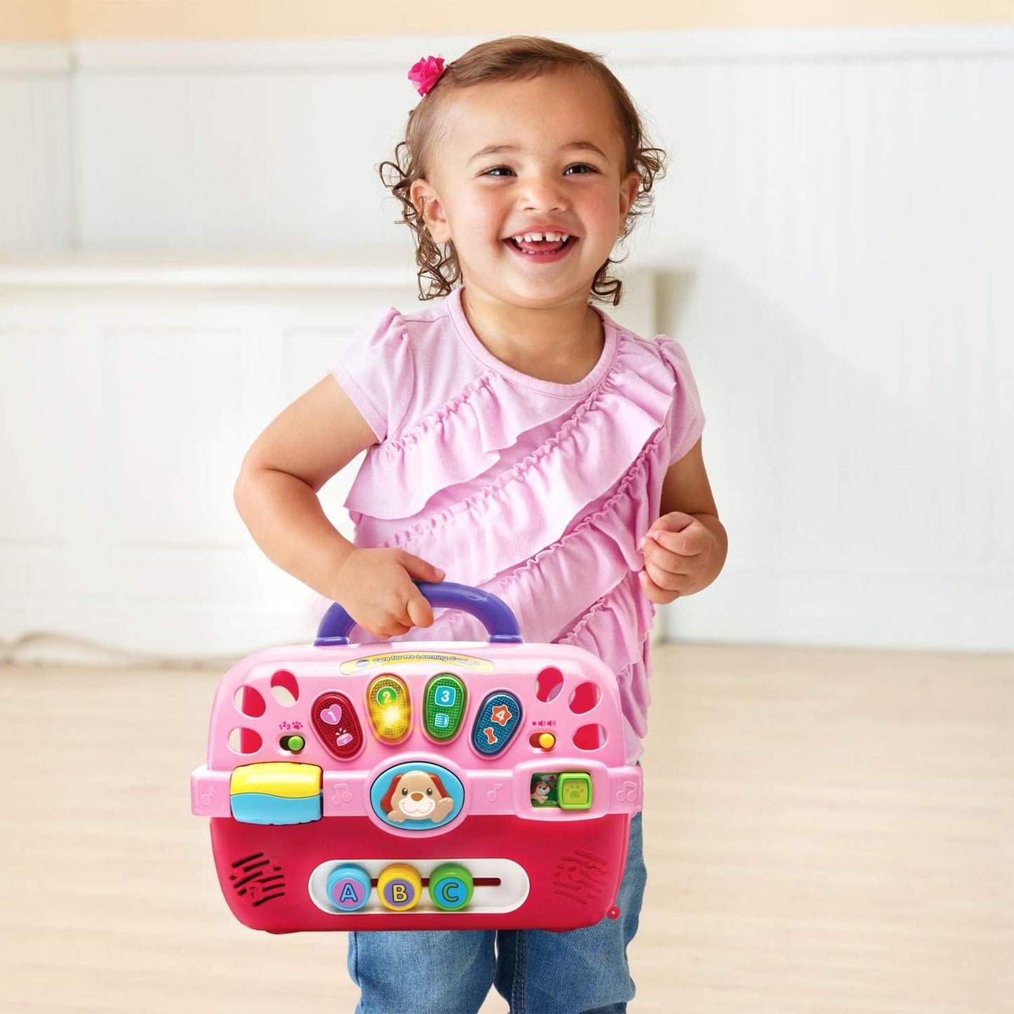 VTech Care for Me Learning Carrier Pink