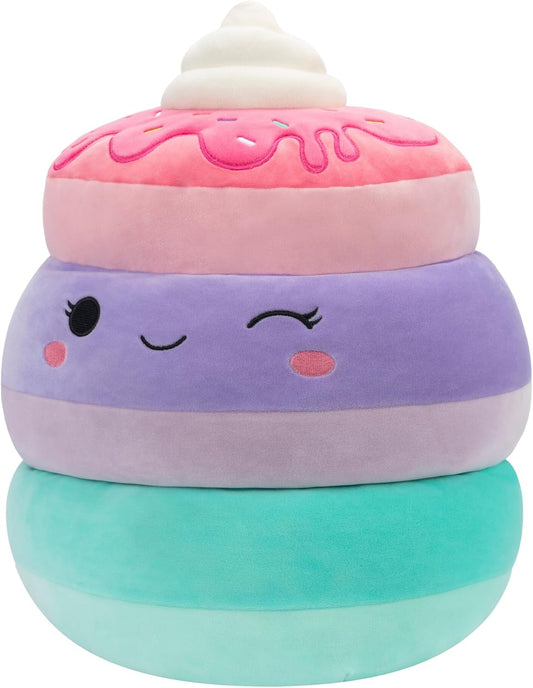 Squishmallows Original 14-Inch Peony Unicorn Pancakes with Whipped Cream - Official Jazwares Large Plush