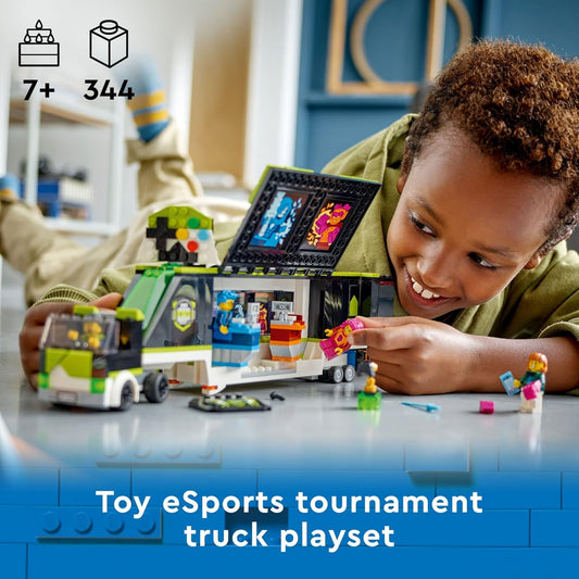 LEGO City Gaming Tournament Truck 60388 Gamer Gifts for Girls Boys and Esports Vehicle
