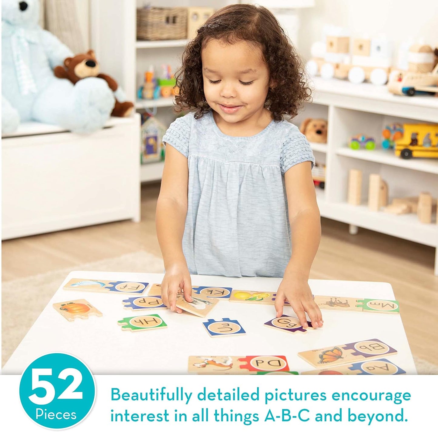 Melissa & Doug Melissa Doug Self-Correcting Alphabet Wooden Puzzle
