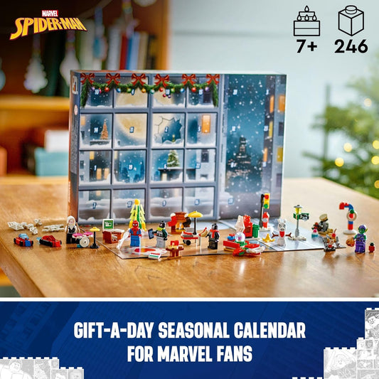 LEGO Marvel Spider-Man Advent Calendar 2024 for - Christmas Advent Calendar with Mini