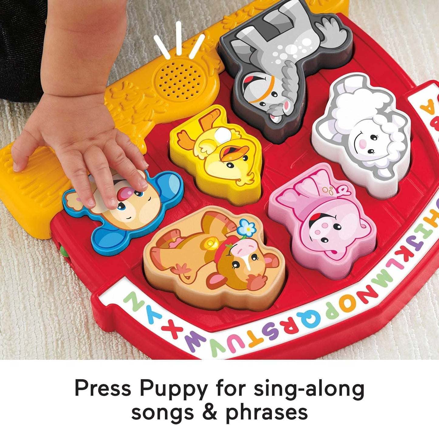 Fisher-Price Toddler Shape Sorting Toy Laugh Learn Farm Animal Puzzle