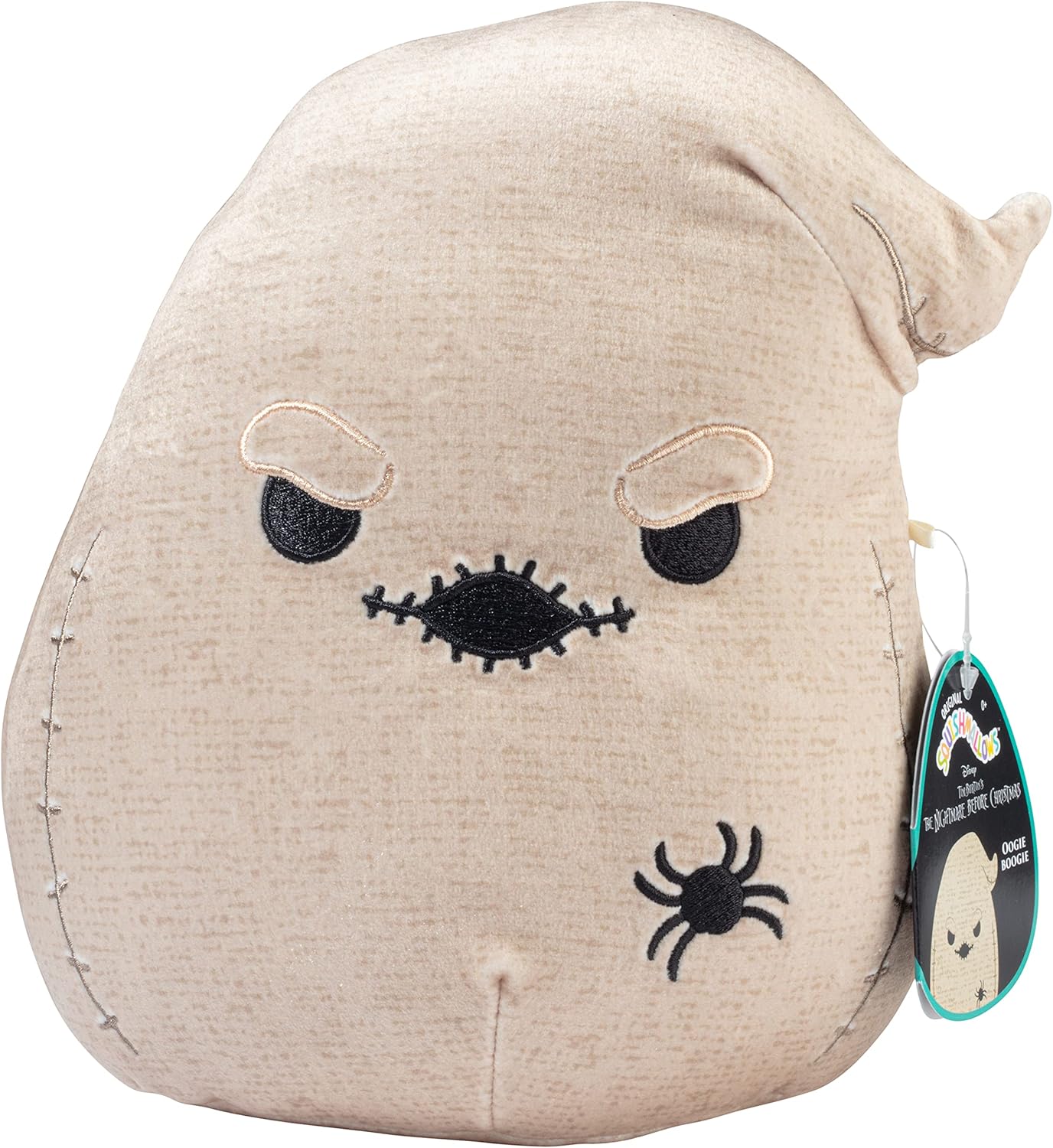 Squishmallows Original 8-Inch Brown Oogie Boogie - Nightmare Before Christmas - Official Jazwares Plush