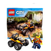 LEGO City Jungle 30355 ATV Car with Minifigure 2017 Polybag - Ages 4 Up