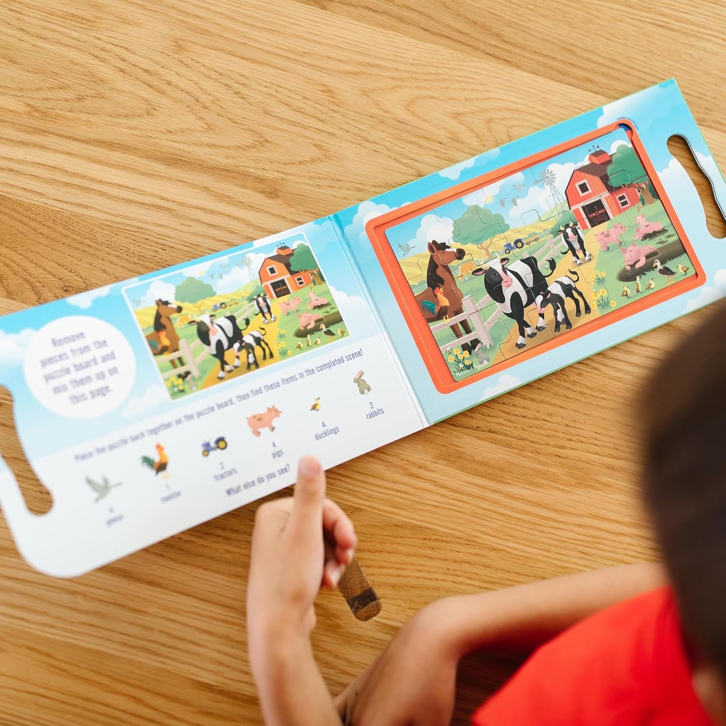 Melissa & Doug Melissa Doug Take-Along Magnetic Jigsaw Puzzle