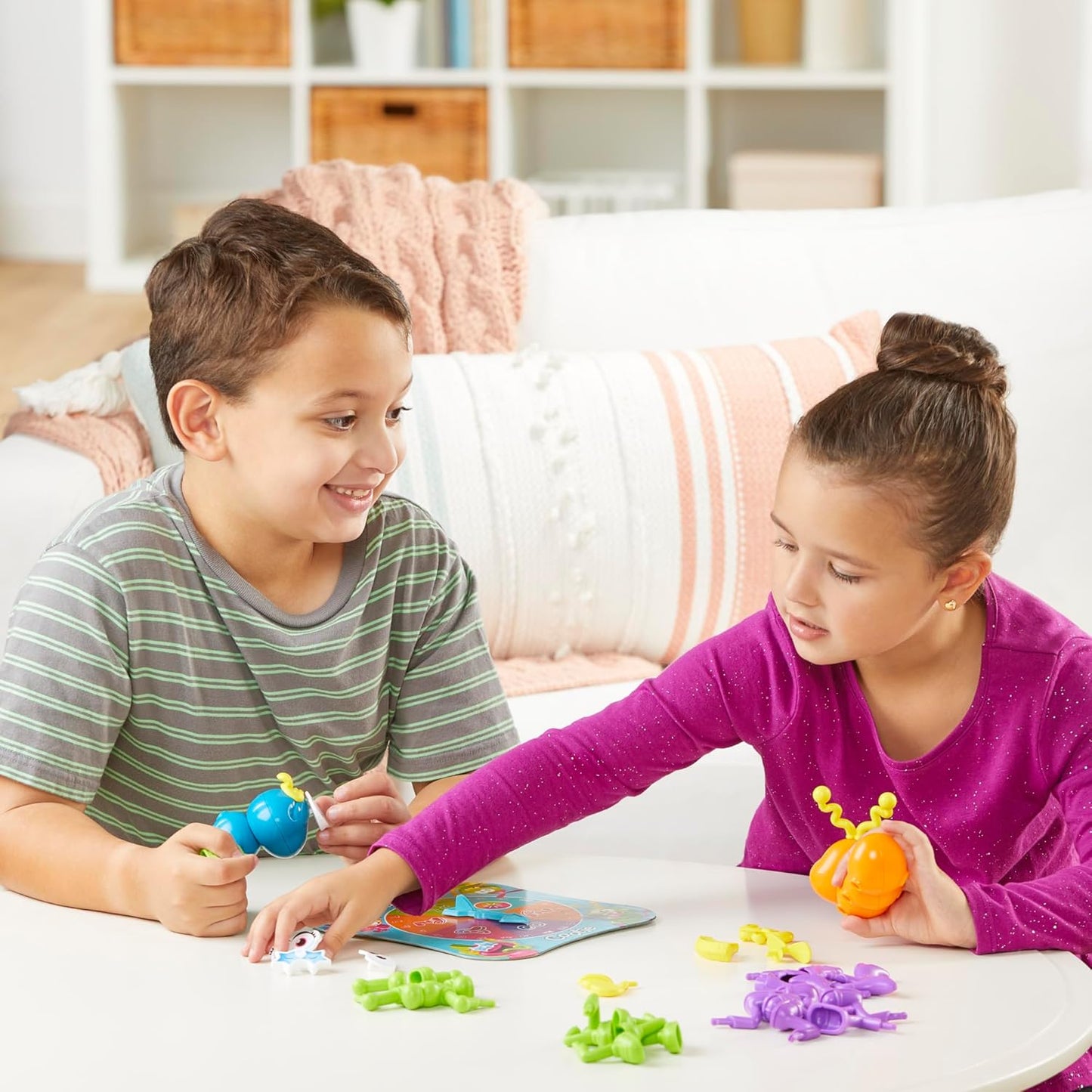 Hasbro Gaming Cootie Mixing and Matching Bug-Building Game 2-4 Players Easy Preschool