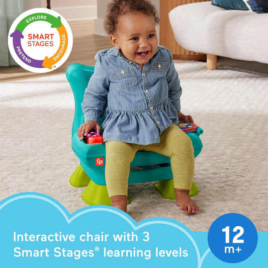 Fisher-Price Toddler Learning Toy Laugh Learn Smart Stages Chair with Music Lights