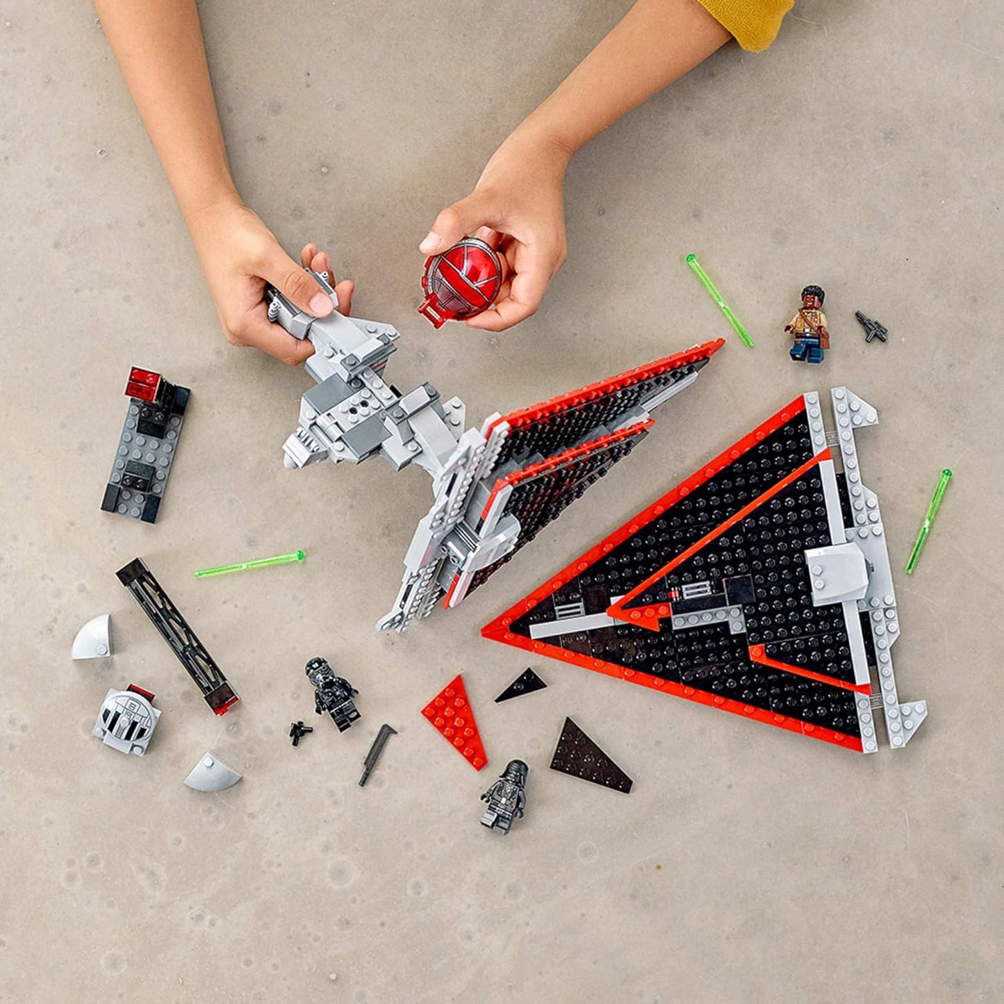 LEGO Star Wars Sith TIE Fighter 75272 Building Kit Cool Construction Toy for 470 Pieces