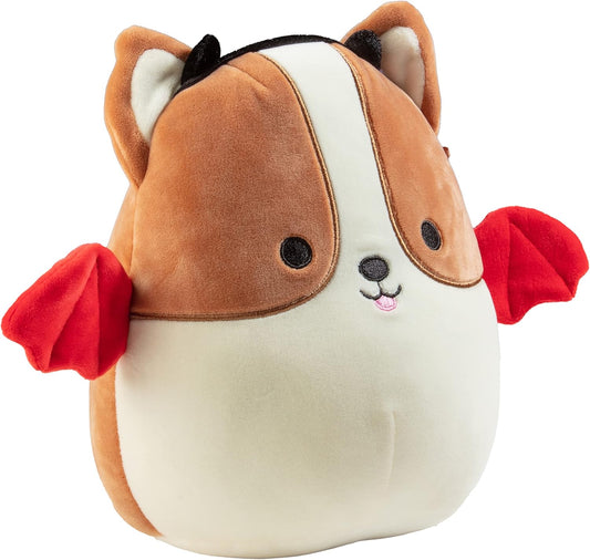 Squishmallows 8 Reginald The Corgi Devil Dog - Official Kellytoy Plush