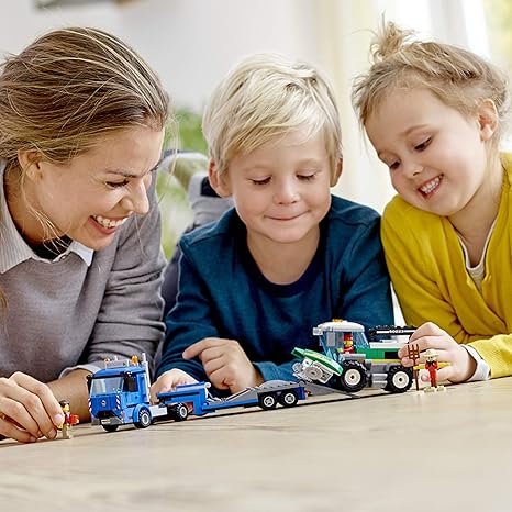 LEGO City Great Vehicles Harvester Transport 60223 Building Kit 358 Pieces