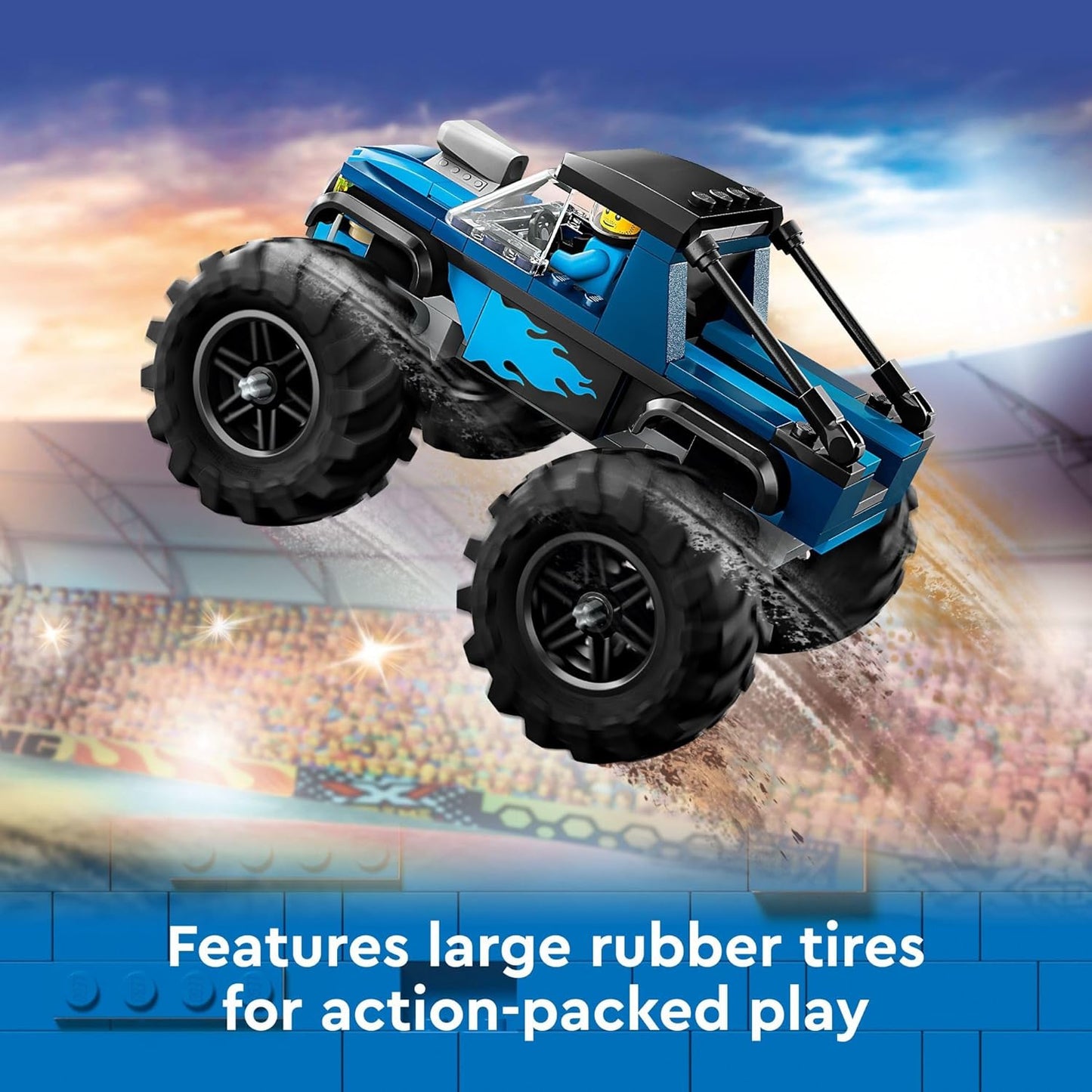 LEGO City Blue Monster Truck Off-Road Toy Playset
