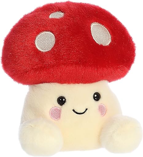 Aurora Adorable Palm Palsa Amanita Mushrooma Stuffed Animal - Pocket-Sized Play -