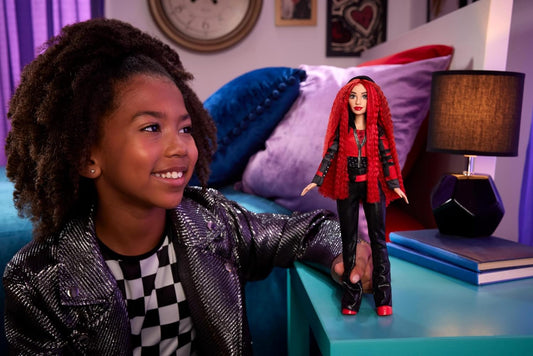 Mattel Disney Descendants Singing Red Doll with Movie-Inspired Clothes Sings Red