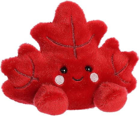 Aurora Adorable Palm Palsa Fall Maple Leafa Stuffed Animal - Pocket-Sized Play -