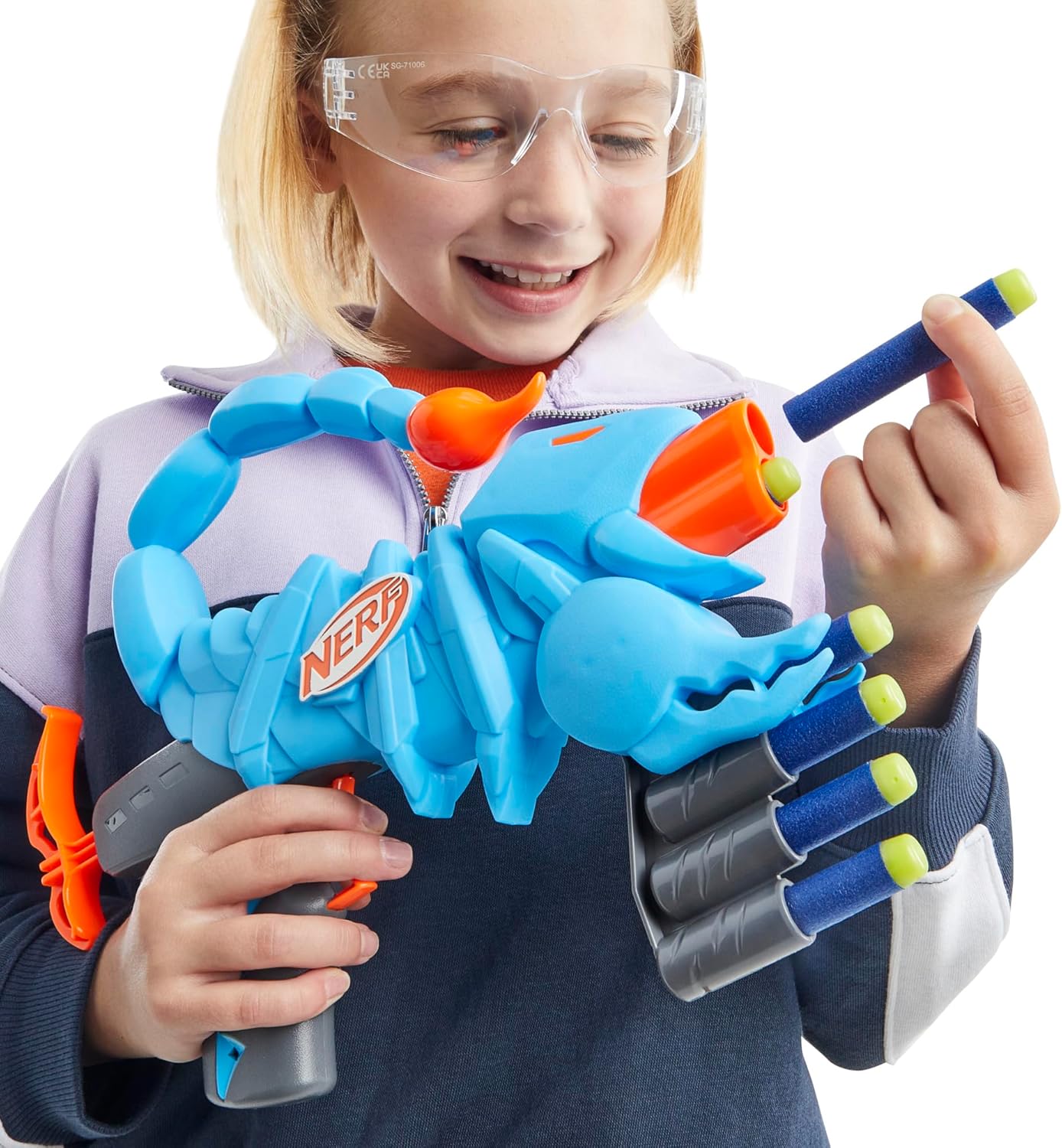 Nerf Wild Venompack Includes 2 Easy Play Nerf Blasters Scorpion Designs 20 Nerf Elite