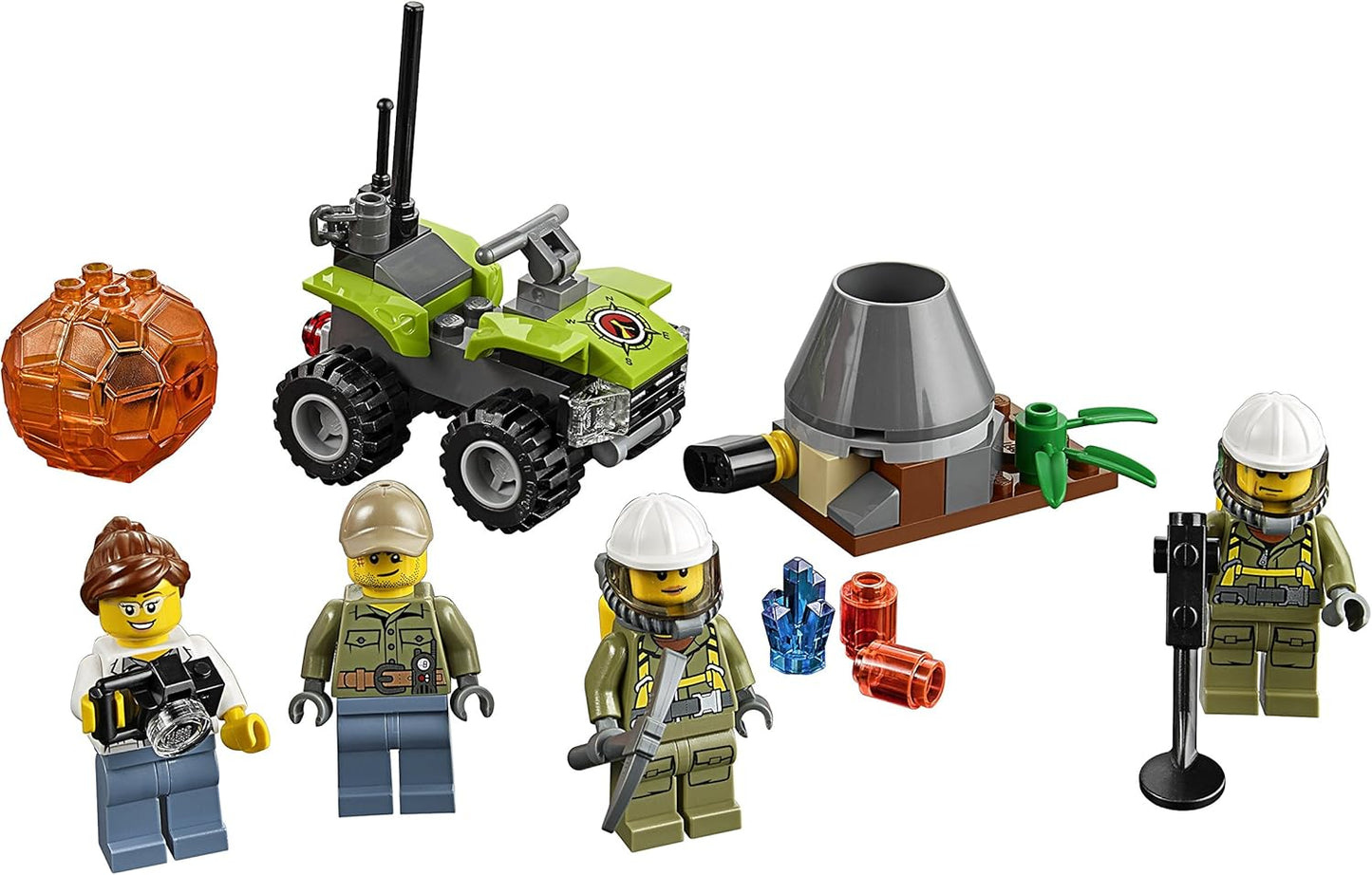 LEGO City Volcano Explorers 60120 Volcano Starter Set Building Kit 83 Piece