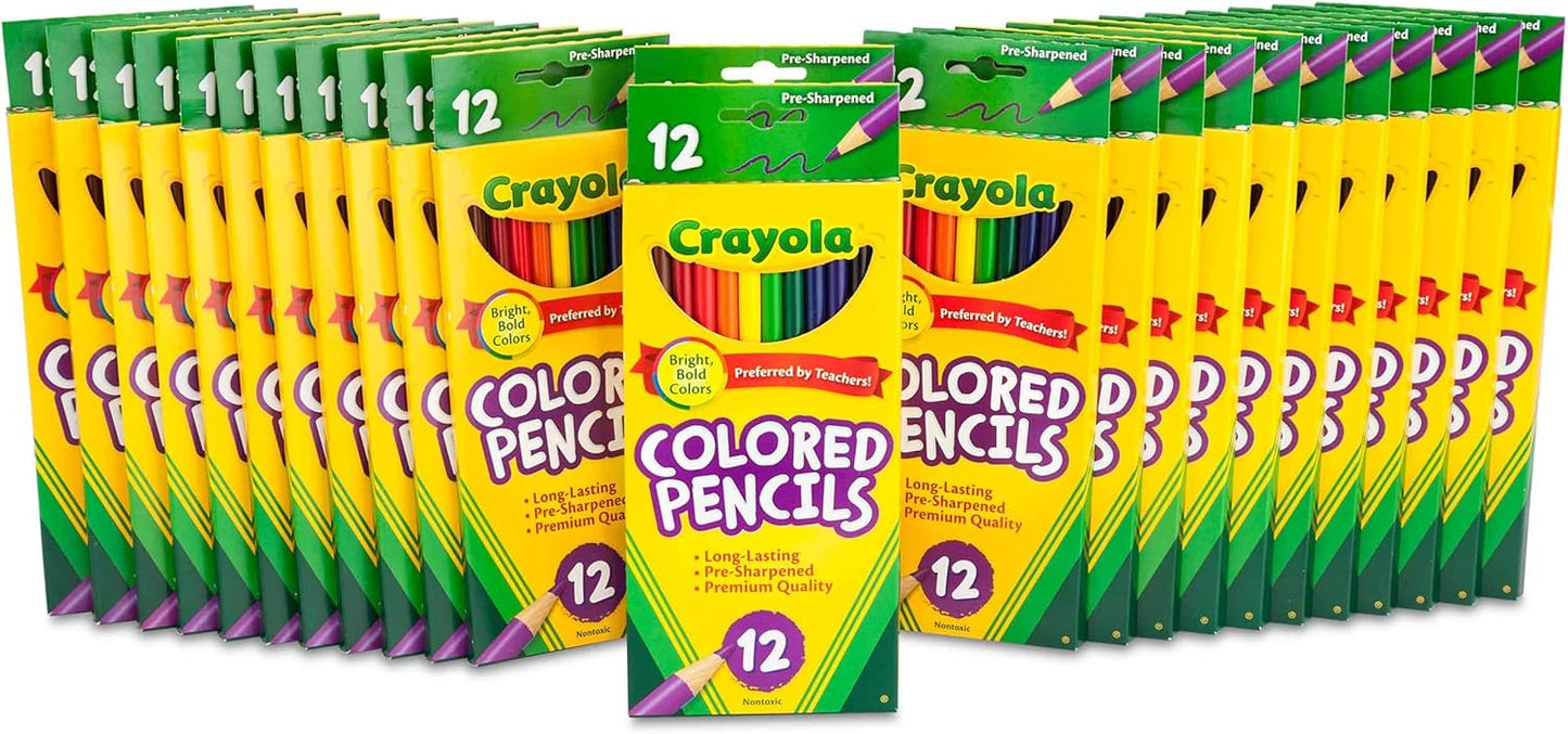 Crayola Bulk Colored Pencils for 24pk Back to School Supplies For Teachers Teacher