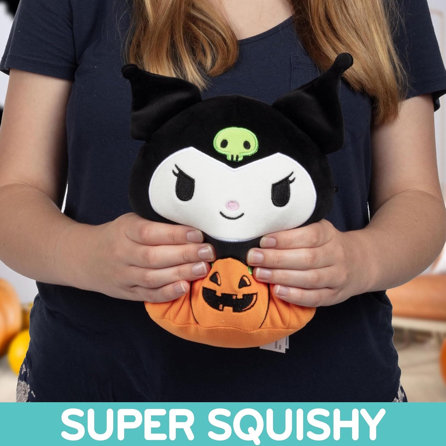 Squishmallows 8 Kuromi Pumpkin Plush
