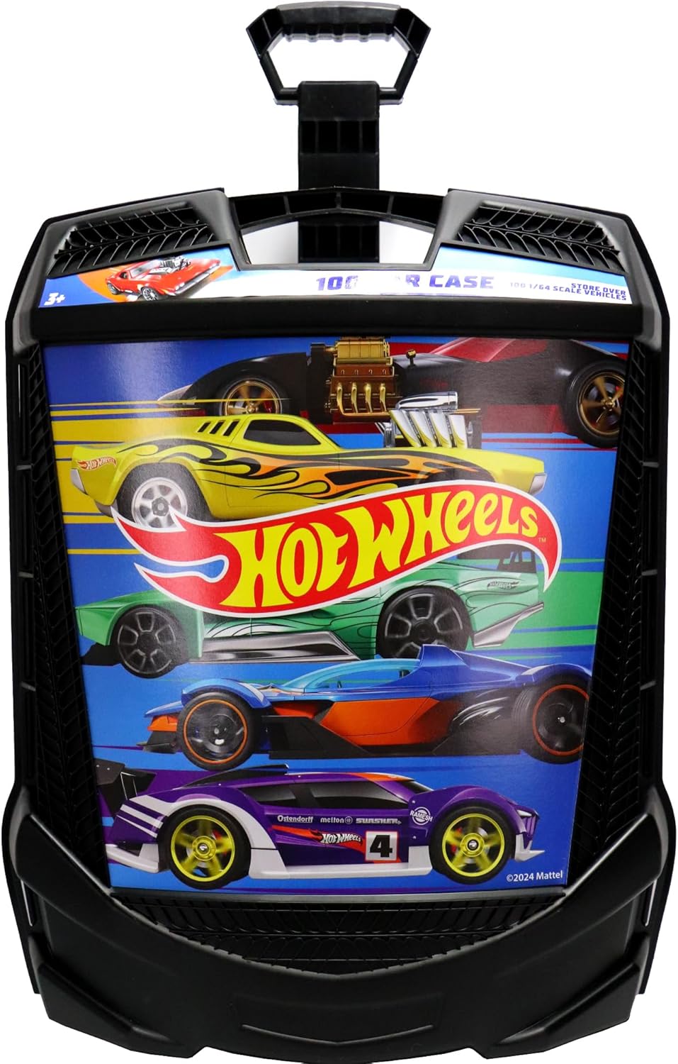 Tara Toys Hot Wheels 100 Car Rolling Storage Case