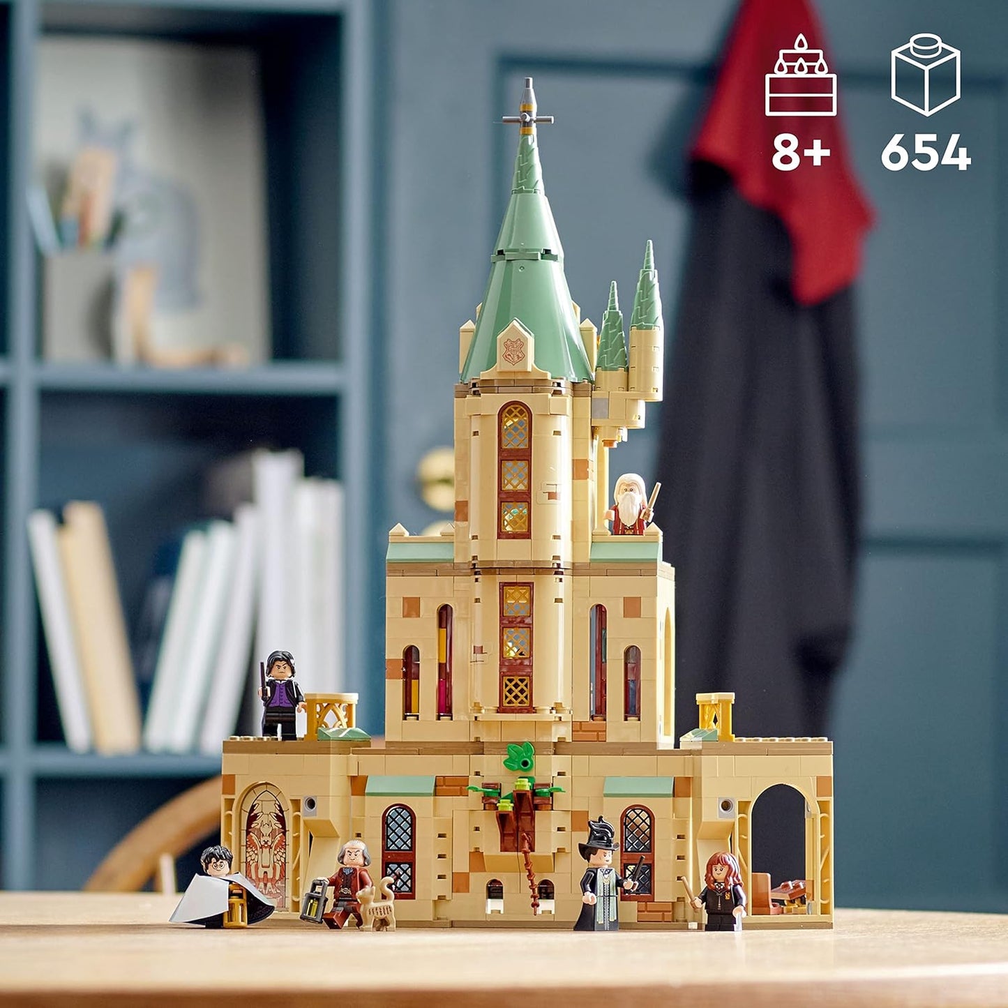 LEGO Harry Potter Hogwarts Dumbledore's Office 76402 Castle Toy Set with Sorting Hat
