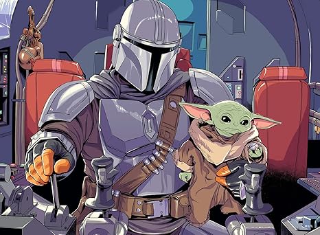 Buffalo Games Buffalo - Star Wars - The Mandalorian and The Child - 100 Piece Jigsaw Puzzle