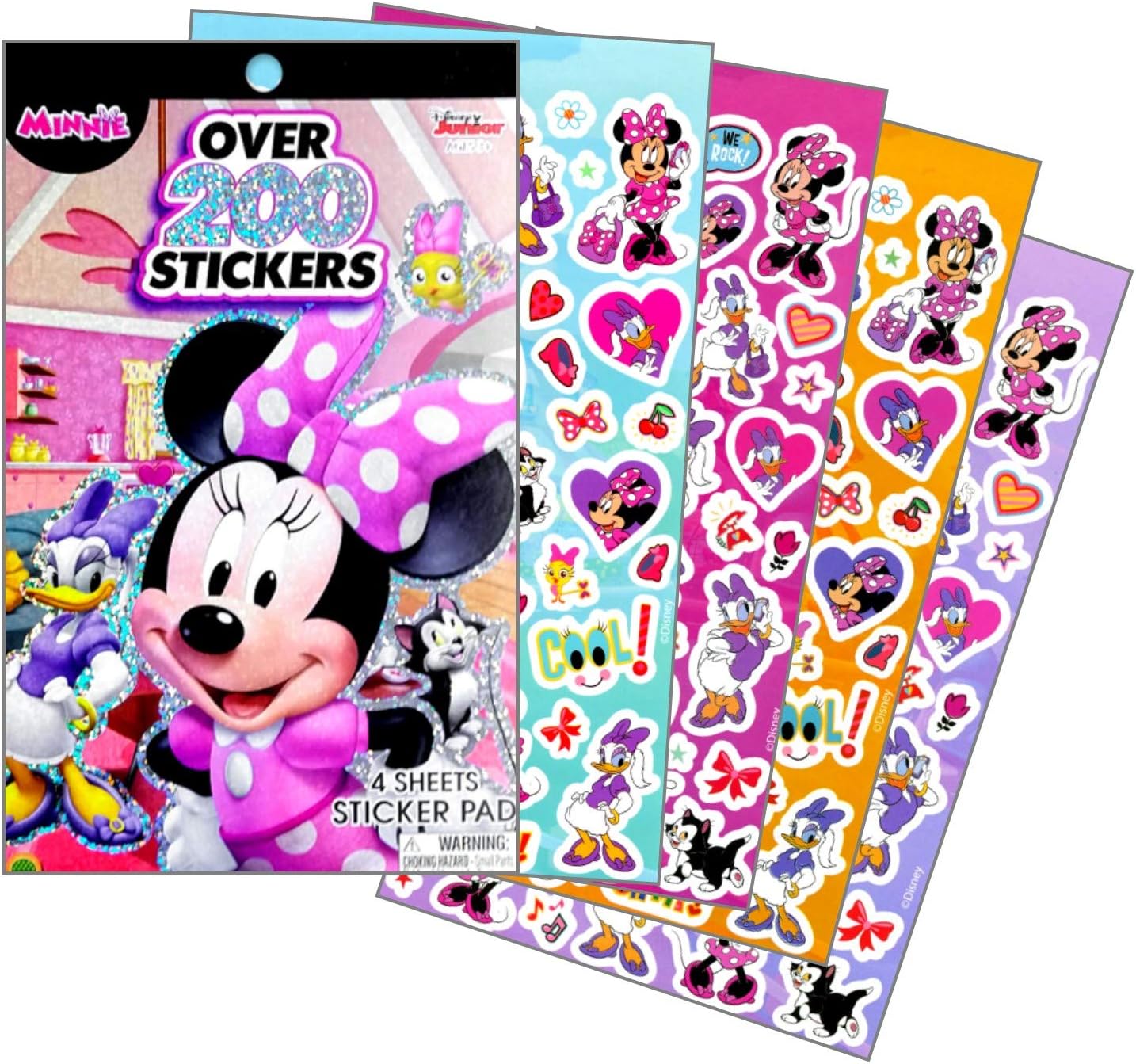 Disney Mickey Mouse Sticker Pad and Minnie Mouse Sticker Pad Set Over 400 total