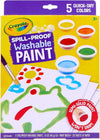 Crayola Spill Proof Paint Set Washable Paint for Ages 3 4 5 6