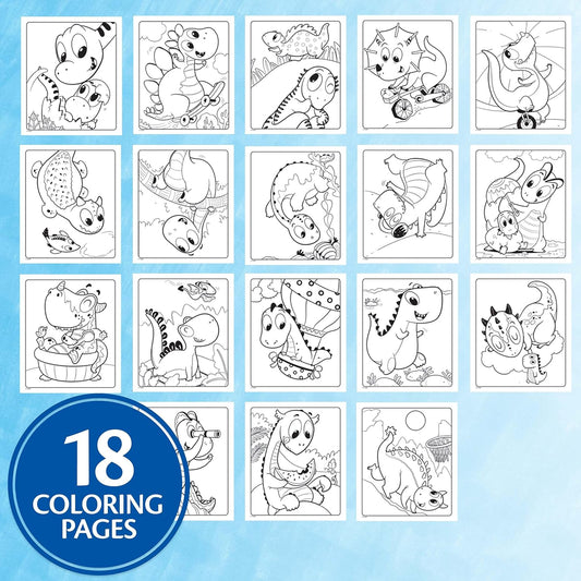 Crayola Color Wonder Prehistoric Pals Dinosaur Coloring Pages Mess Free Coloring for