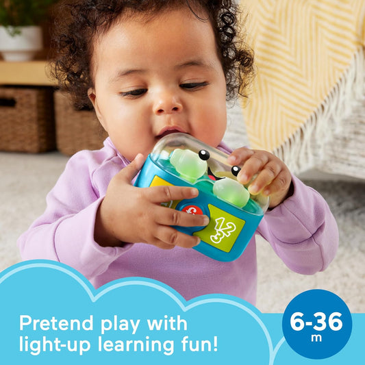Fisher-Price Baby Toddler Toy Laugh Learn Play Along Ear Buds with Music Lights Fine