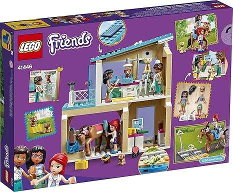 LEGO Friends Heartlake City Vet Clinic 41446 Building Kit Animal Rescue Toy Makes a