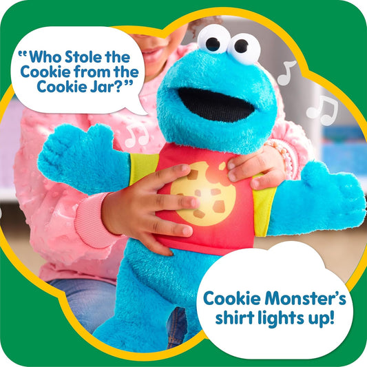 Just Play Sesame Street Sing-Along Cookie Monster 13-inch Plush