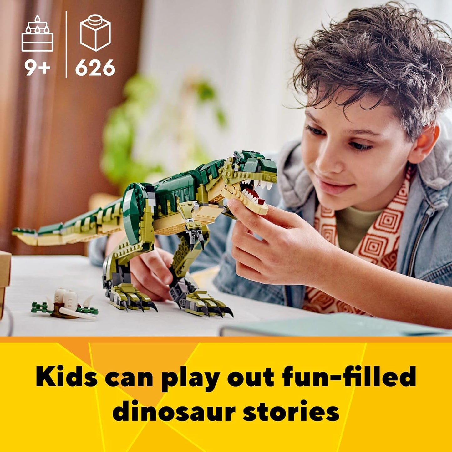 LEGO Creator 3 in 1 T Rex Toy - Dinosaur Toy Building Set