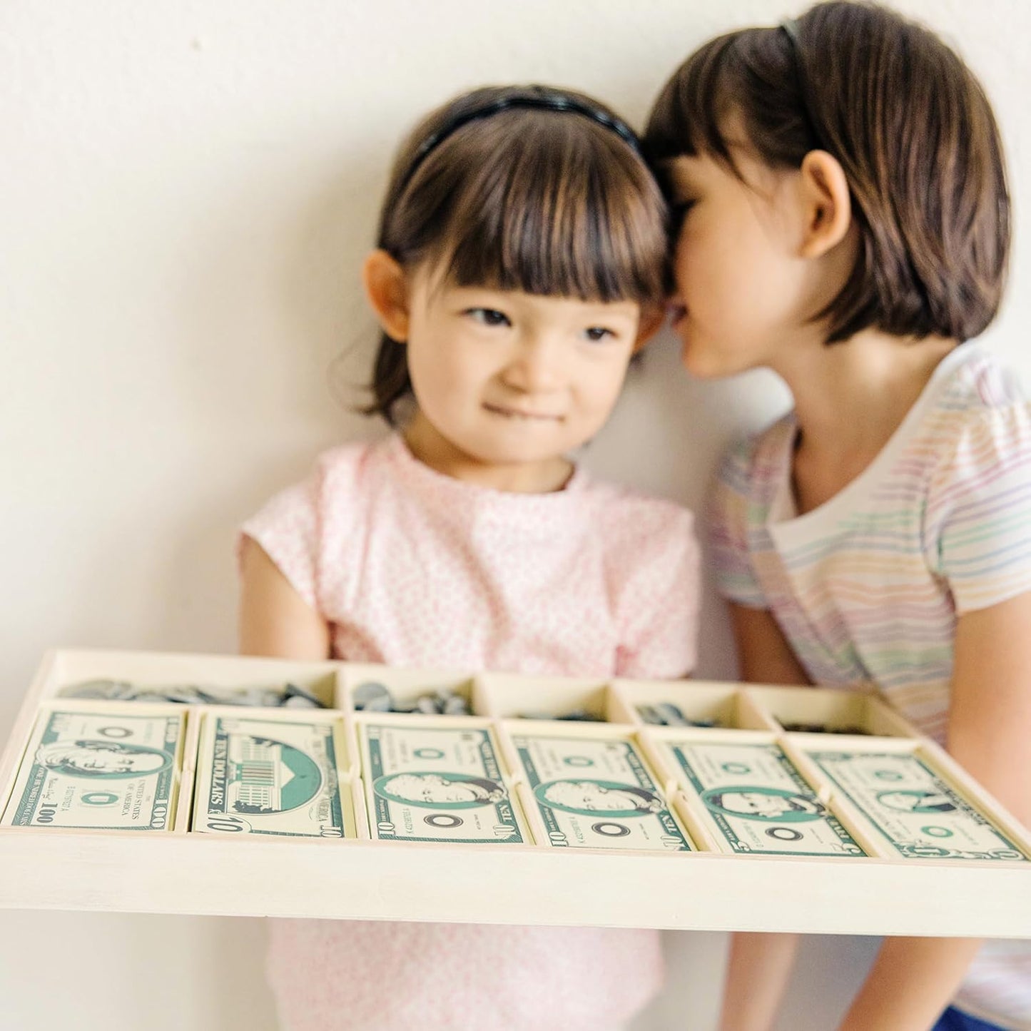 Melissa & Doug Melissa Doug Play Money Set - Educational Toy With Paper Bills and Plastic