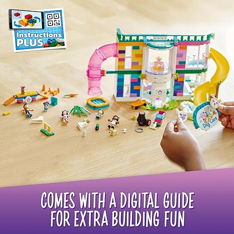 LEGO Friends Pet Day-Care Center 41718 Animal Set Heartlake City Toy s for Girls and Boys 7 Plus Years Old with Doggy Figure 3 Mini Doll