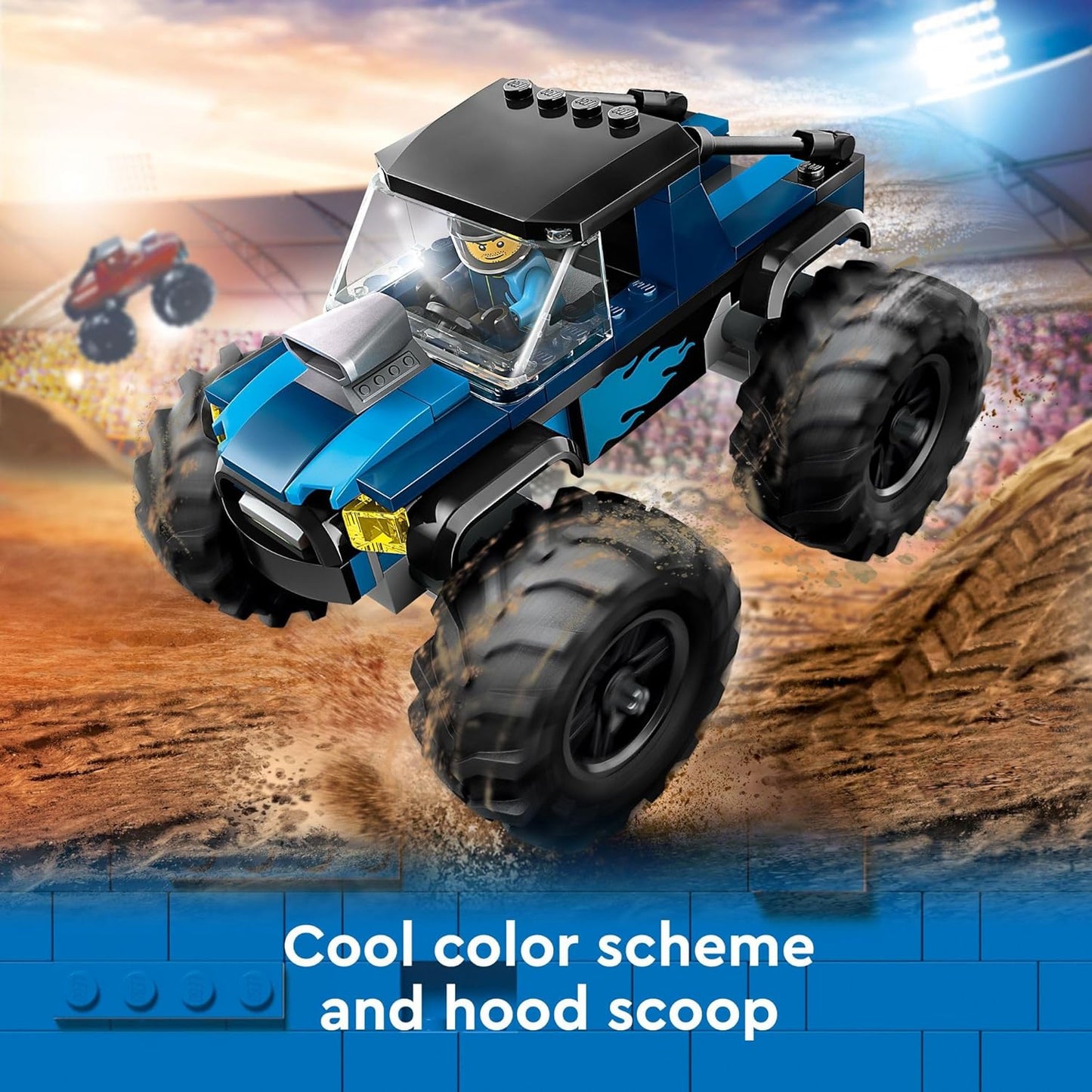 LEGO City Blue Monster Truck Off-Road Toy Playset