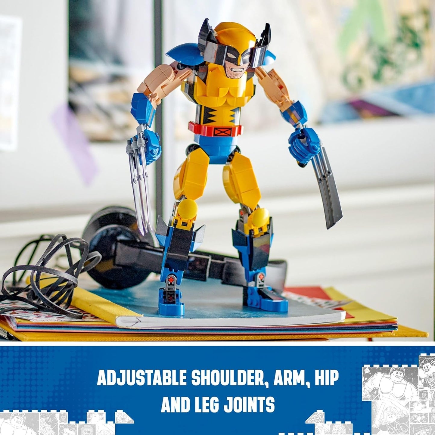 LEGO Marvel Wolverine Construction Figure 76257 Buildable Marvel Action Figure Fully