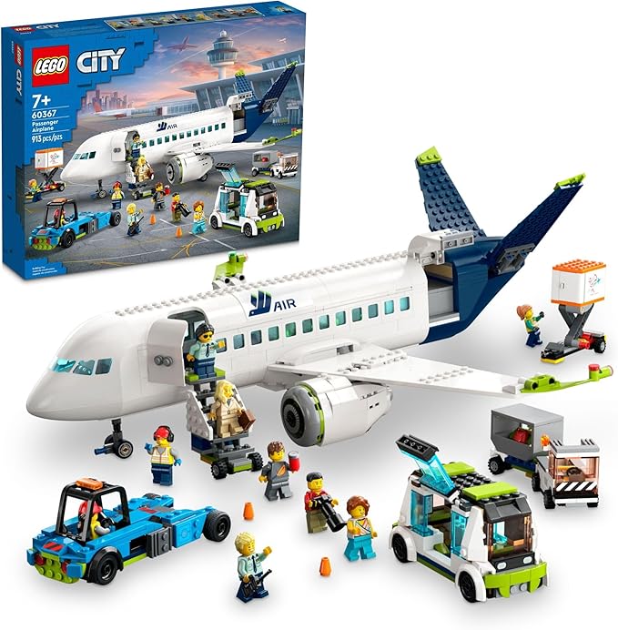 LEGO City Passenger Airplane Toy - Building Set