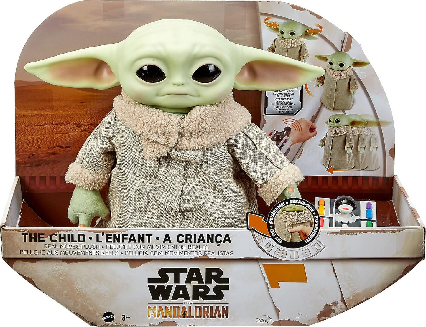 Mattel Star Wars The Mandalorian Grogu RC 12-inch Plush