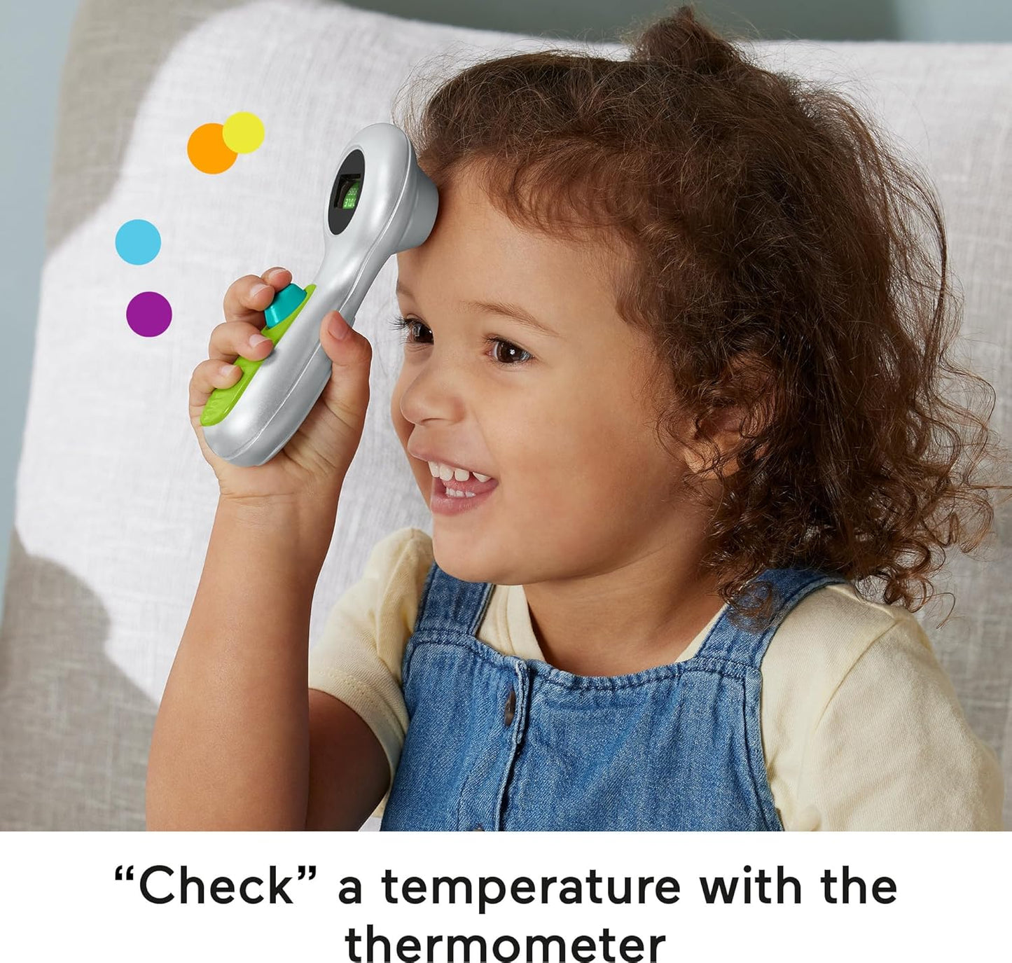 Fisher-Price Preschool Pretend Play Medical Kit 7-Piece Doctor Bag for Ages Years