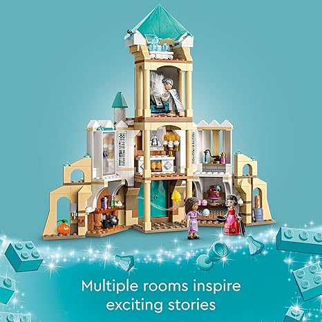 LEGO Disney Wish King Magnifico's Castle 43224 Building Toy Set A Set for Ages 7 and up