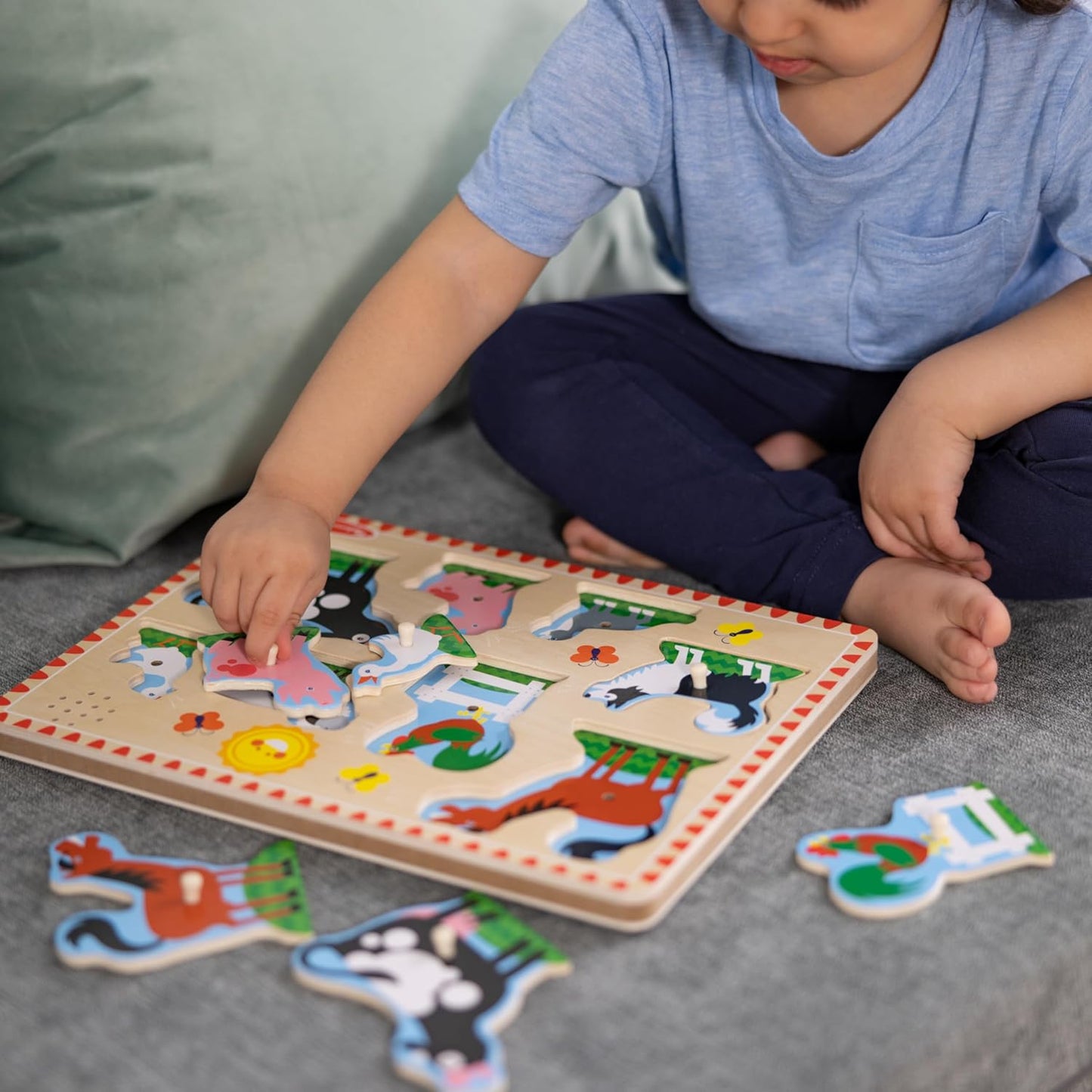 Melissa & Doug Melissa Doug Farm Animals Sound Puzzle