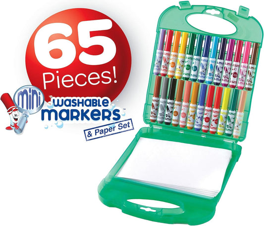 Crayola Pip-Squeaks Washable Marker Set 65ct Coloring Set Art Supplies for Drawing Kit