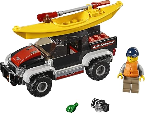 LEGO City Great Vehicles Kayak Adventure 60240 Building Kit 84 Pieces
