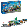 Lego City Train Station Set 60335 with Bus Rail Truck and Tracks Compatible with City