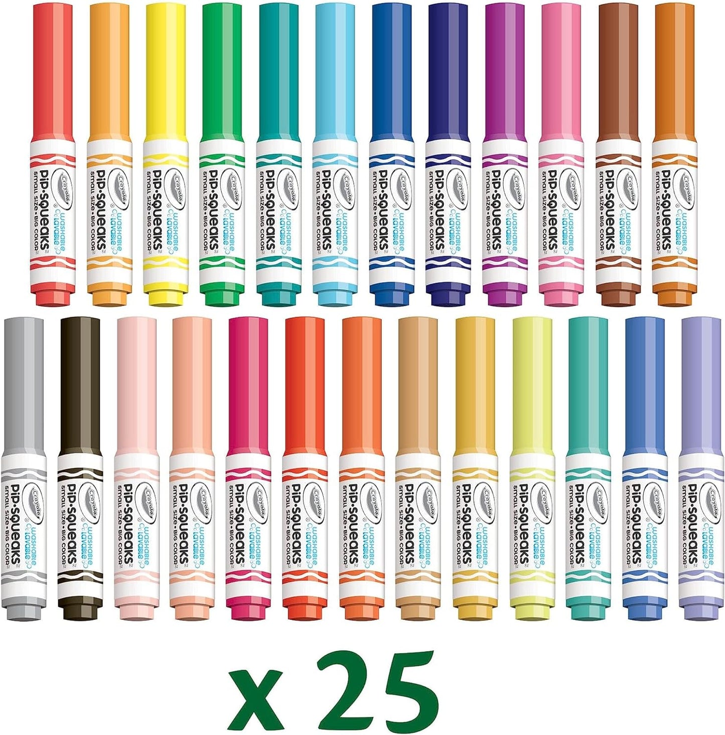 Crayola Pip-Squeaks Washable Marker Set 65ct Coloring Set Art Supplies for Drawing Kit