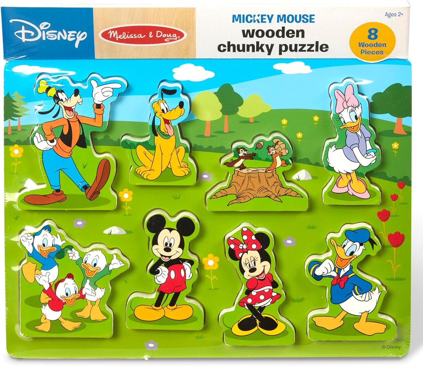 Melissa & Doug Melissa Doug Disney Mickey Mouse Wooden Chunky Puzzle