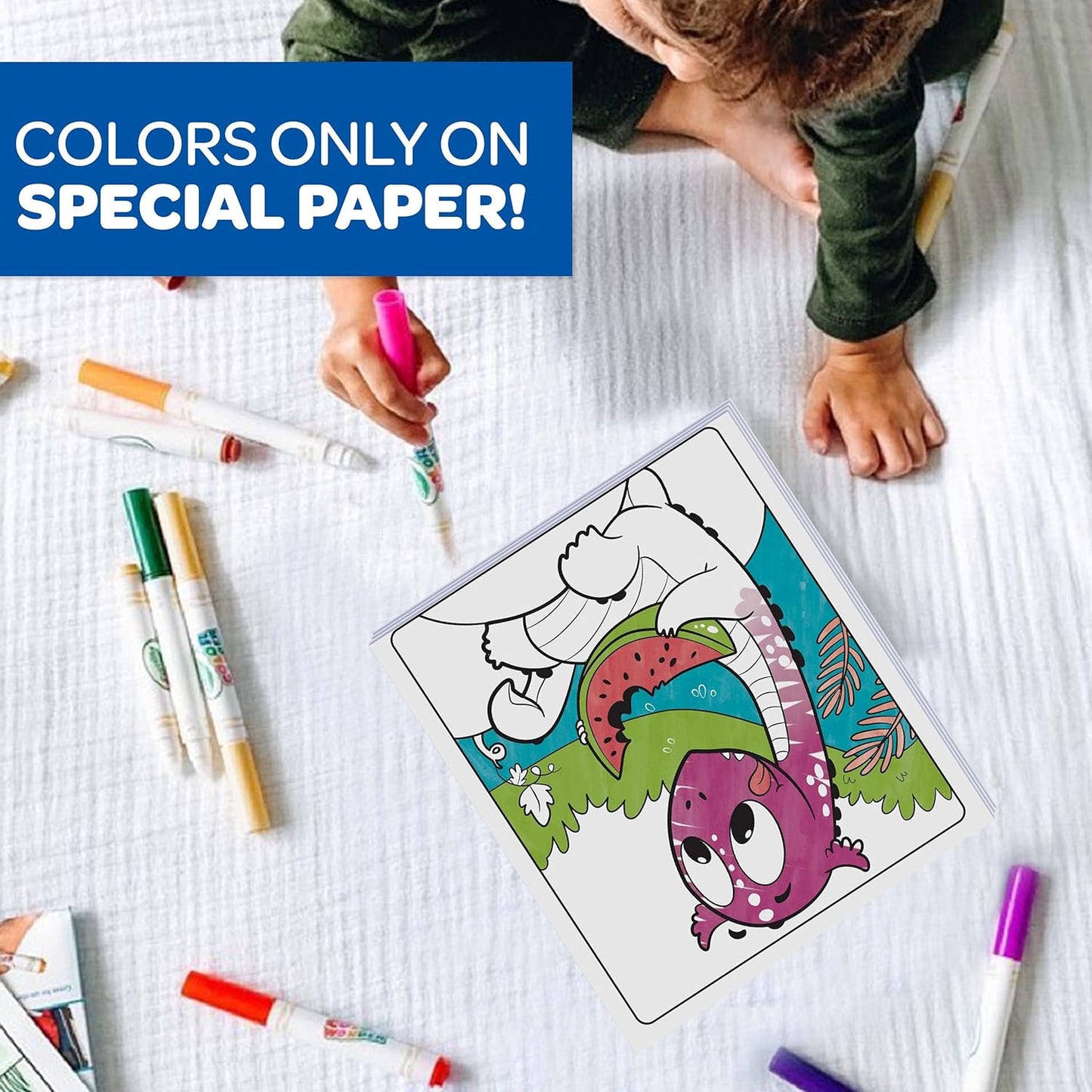 Crayola Color Wonder Prehistoric Pals Dinosaur Coloring Pages Mess Free Coloring for